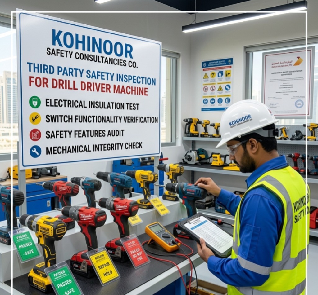 Third Party Safety Inspection For Drill Driver Machine